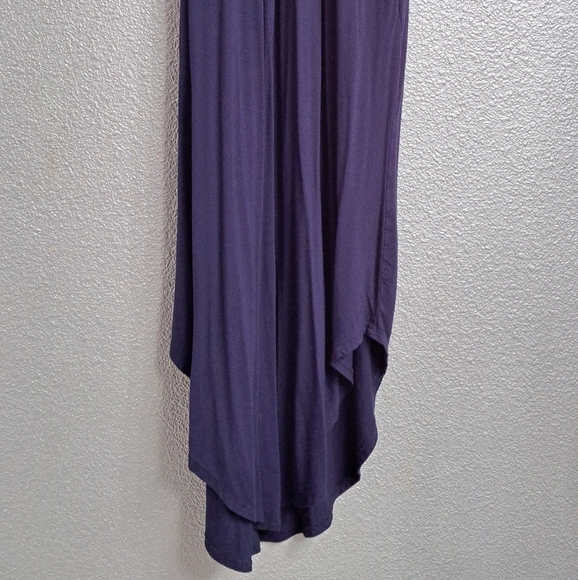 Maurices 24/7 Navy Blue Maxi Halter Dress  Size XS - Picture 4 of 5